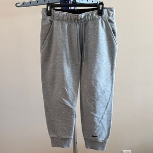 Nike Women’s Light Gray Cropped Joggers